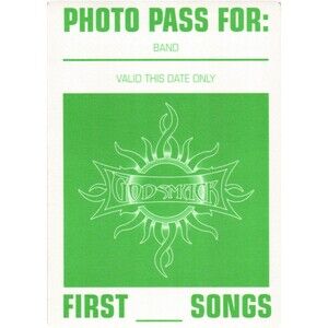 Godsmack 2006 Backstage Pass Photo Green Variant